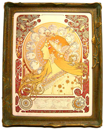 Mucha Frame Detail