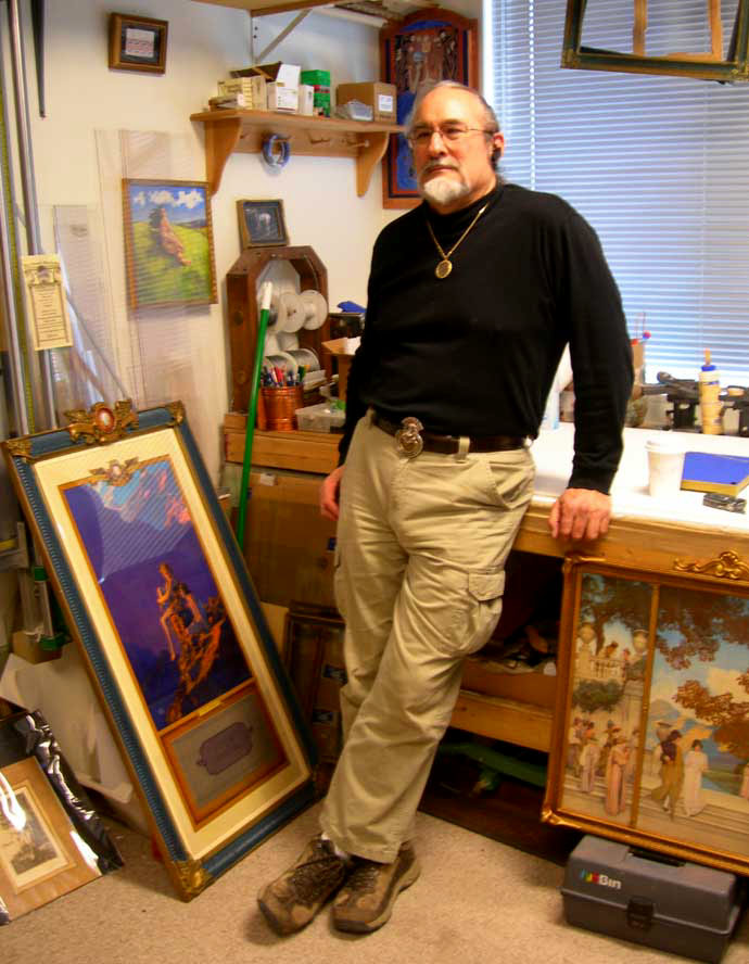 Stephen in His Studio